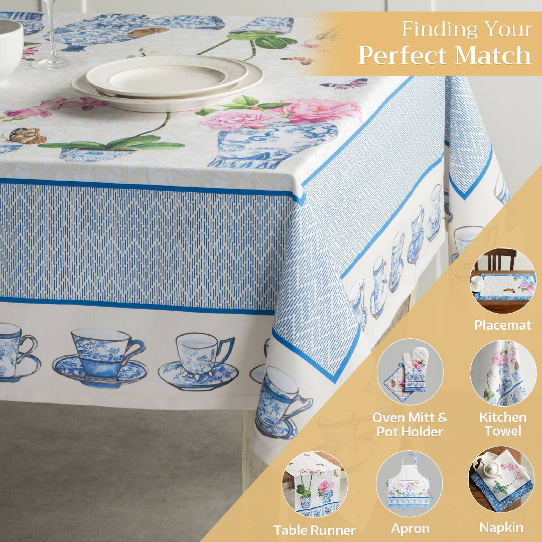 Tablecloths 100% Cotton - 3 Shapes - Canton: 60" x 60"