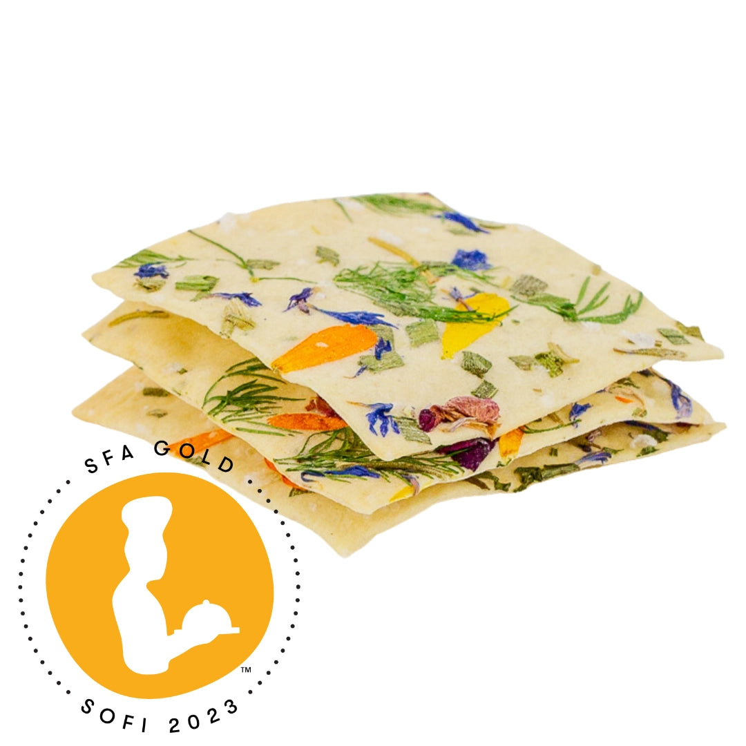 FlouwerCo. Edible Flower Crackers