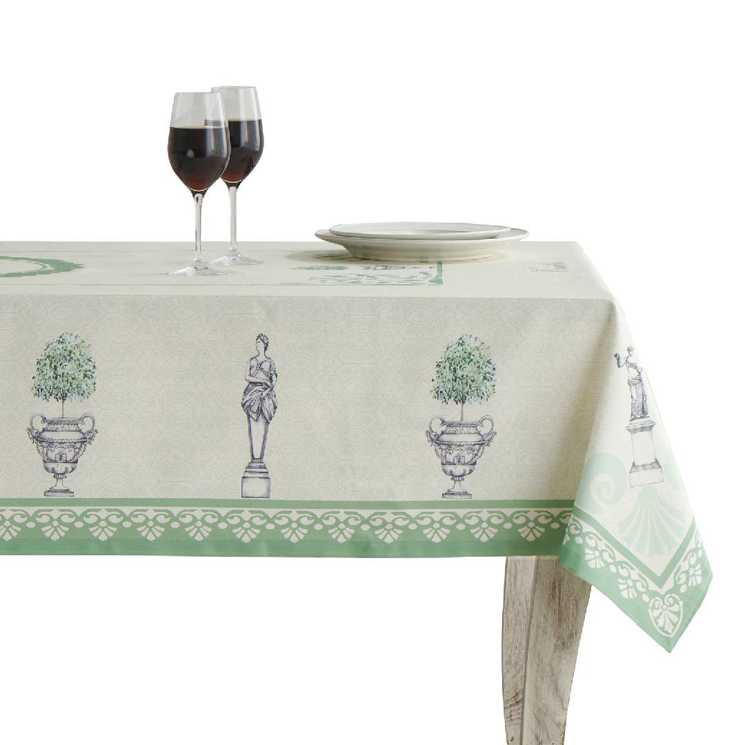 Tablecloths 100% Cotton - 3 Shapes - Jardin Du Roy: 54" x 54"