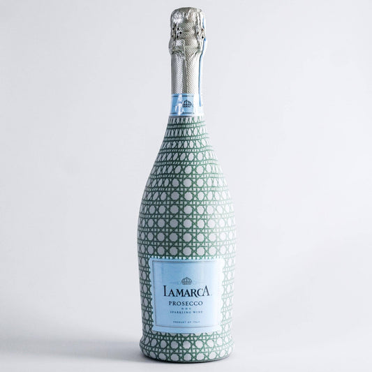 Beau Bottles Sage and White Cane - Prosecco Collection