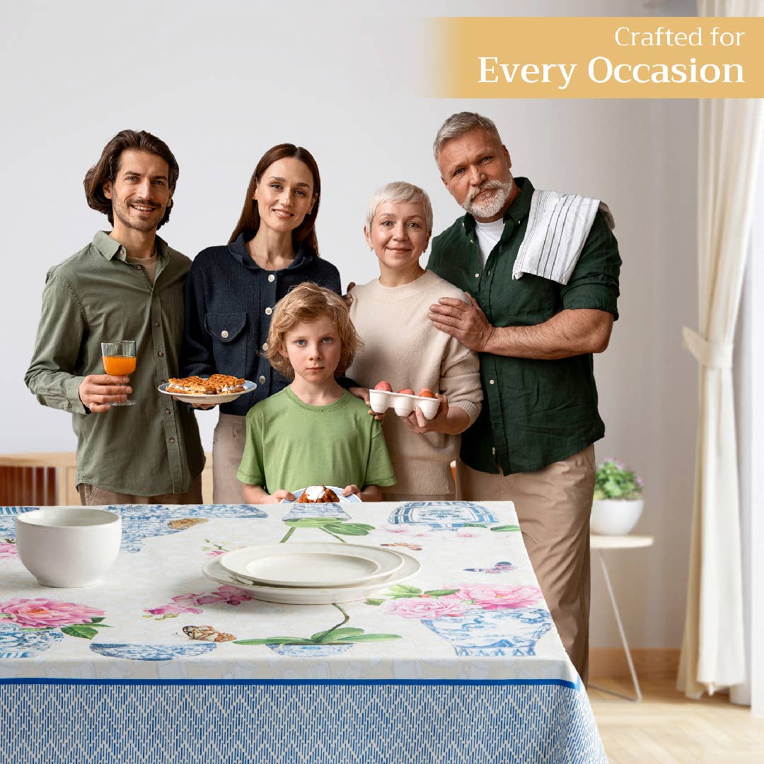 Tablecloths 100% Cotton - 3 Shapes - Canton: 60" x 60"