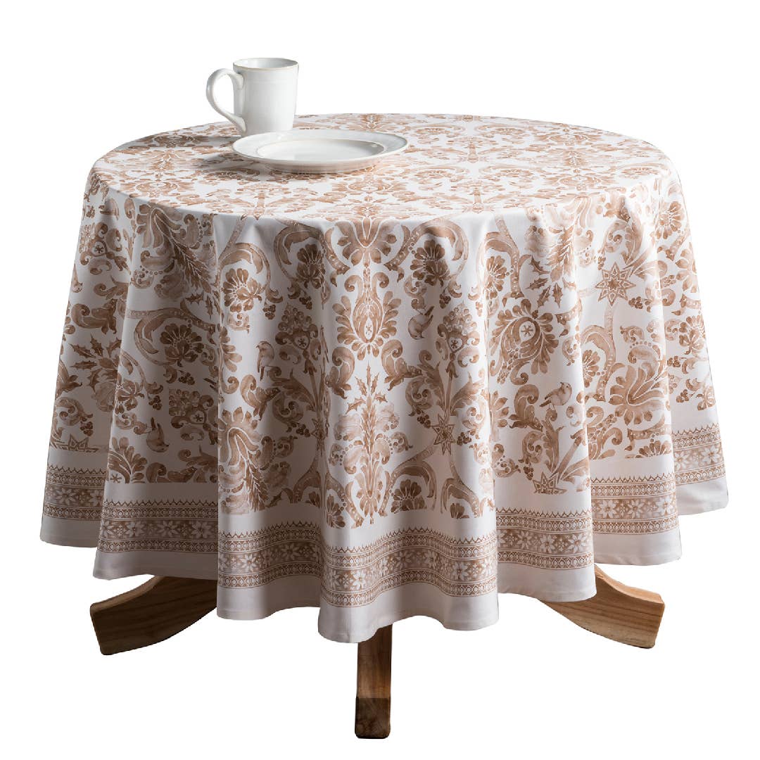 Tablecloths 100% Cotton - 3 Shapes - Allure Fall: 120" x 60"