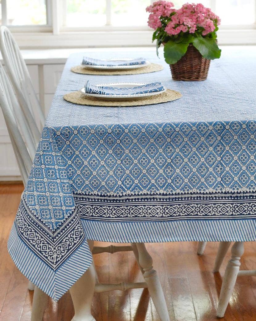 Tablecloth Seville Blue: 60x60