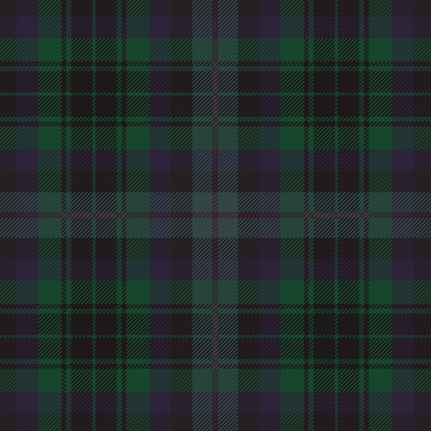 Beau Bottles Blue and Green Christmas Tartan - Prosecco Collection