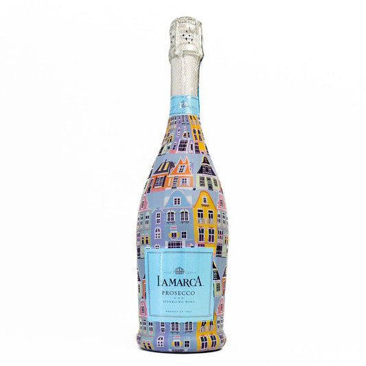Beau Bottles Blue Row Houses - Prosecco Collection