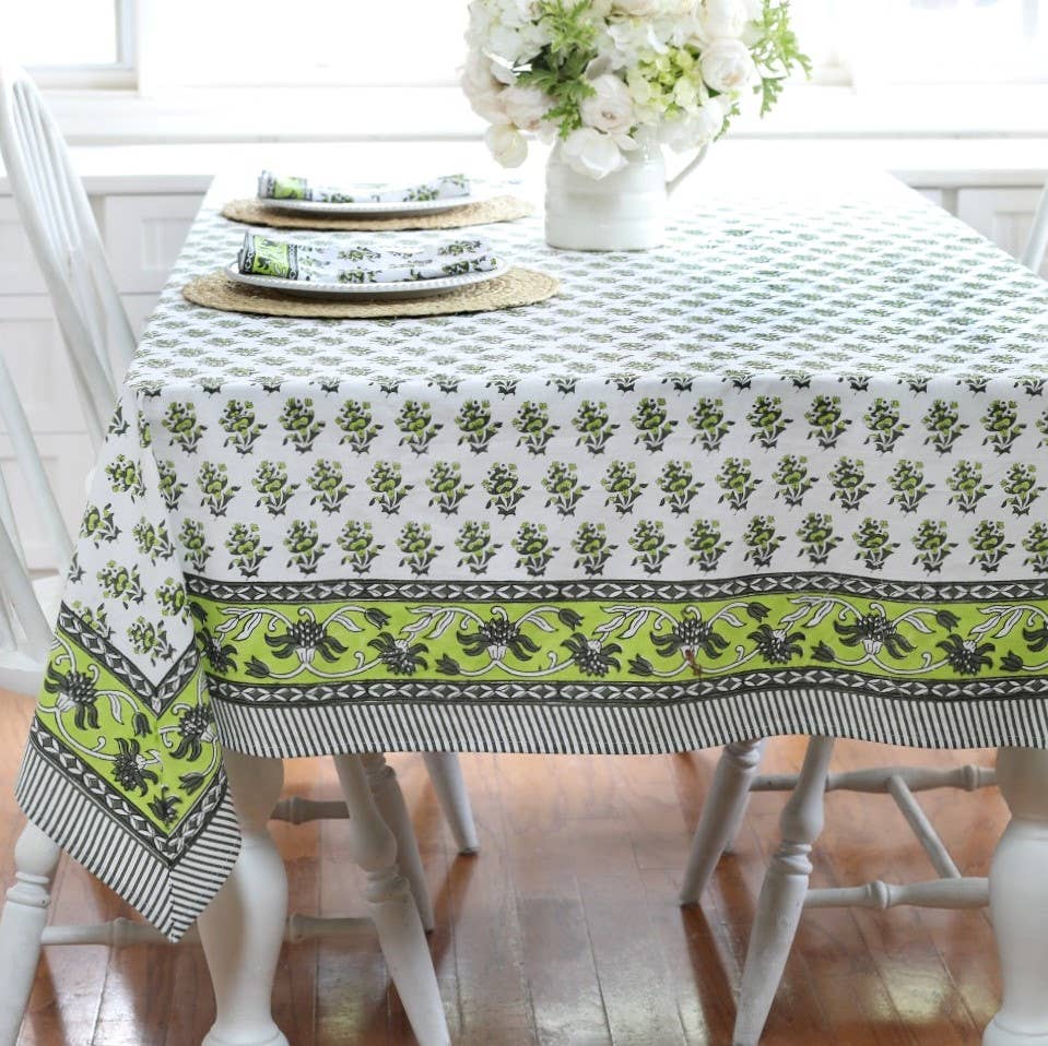 Tablecloth Gayatri Buti Olive: 60x60
