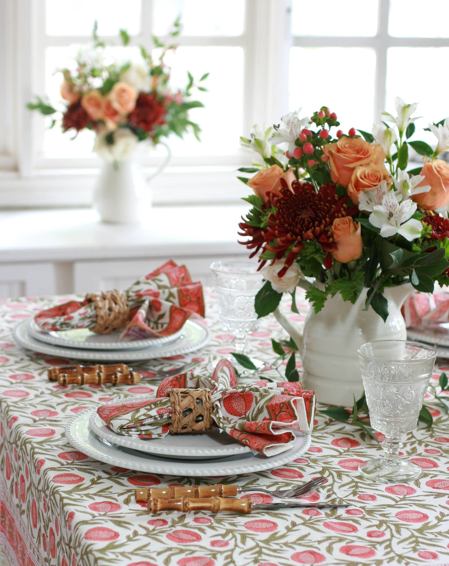 Tablecloth Pomegranate Red: 60"x125"