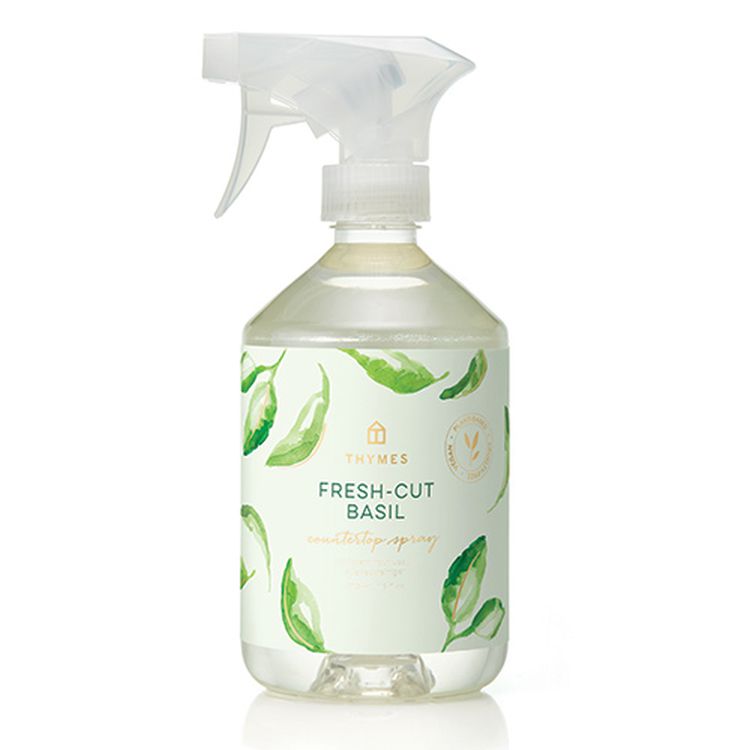 Thymes Fresh Cut Basil Counter Spray