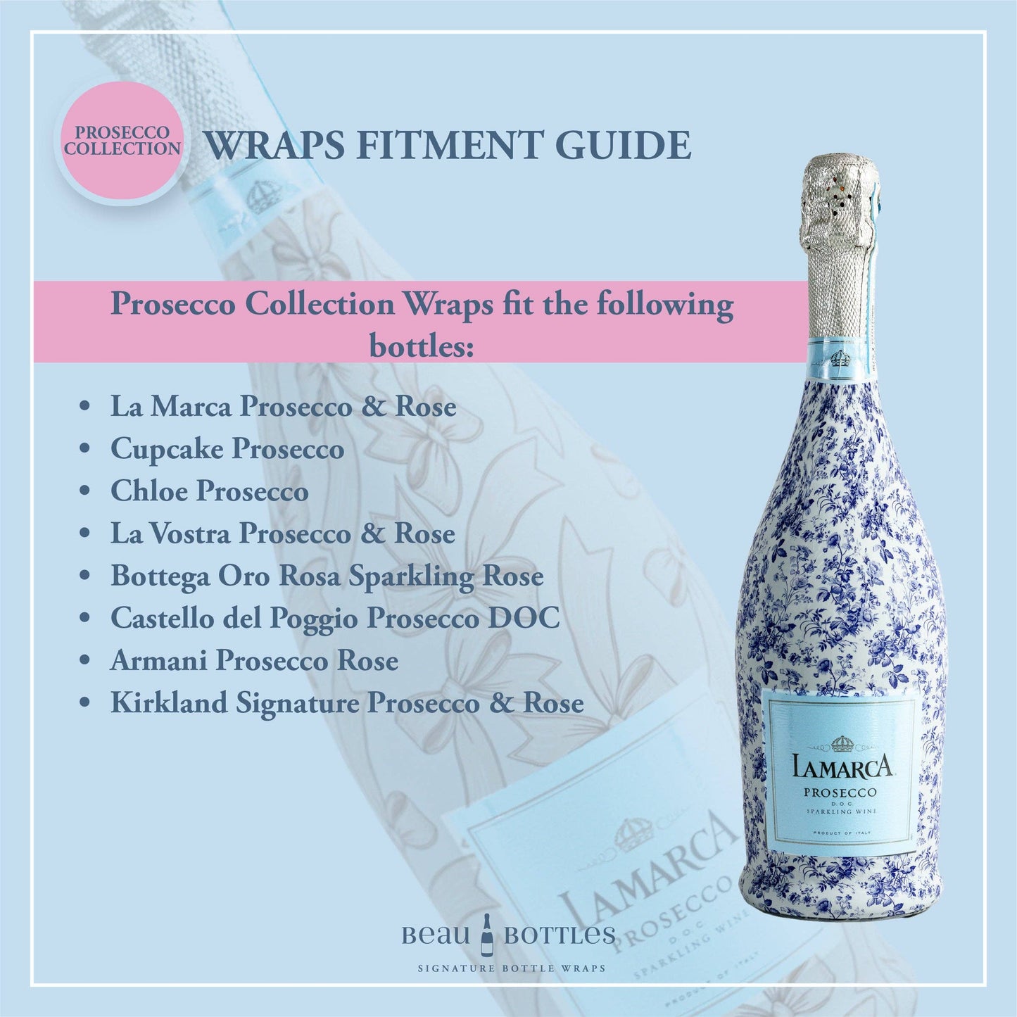 Beau Bottles Blue Engagement Ring - Prosecco Collection