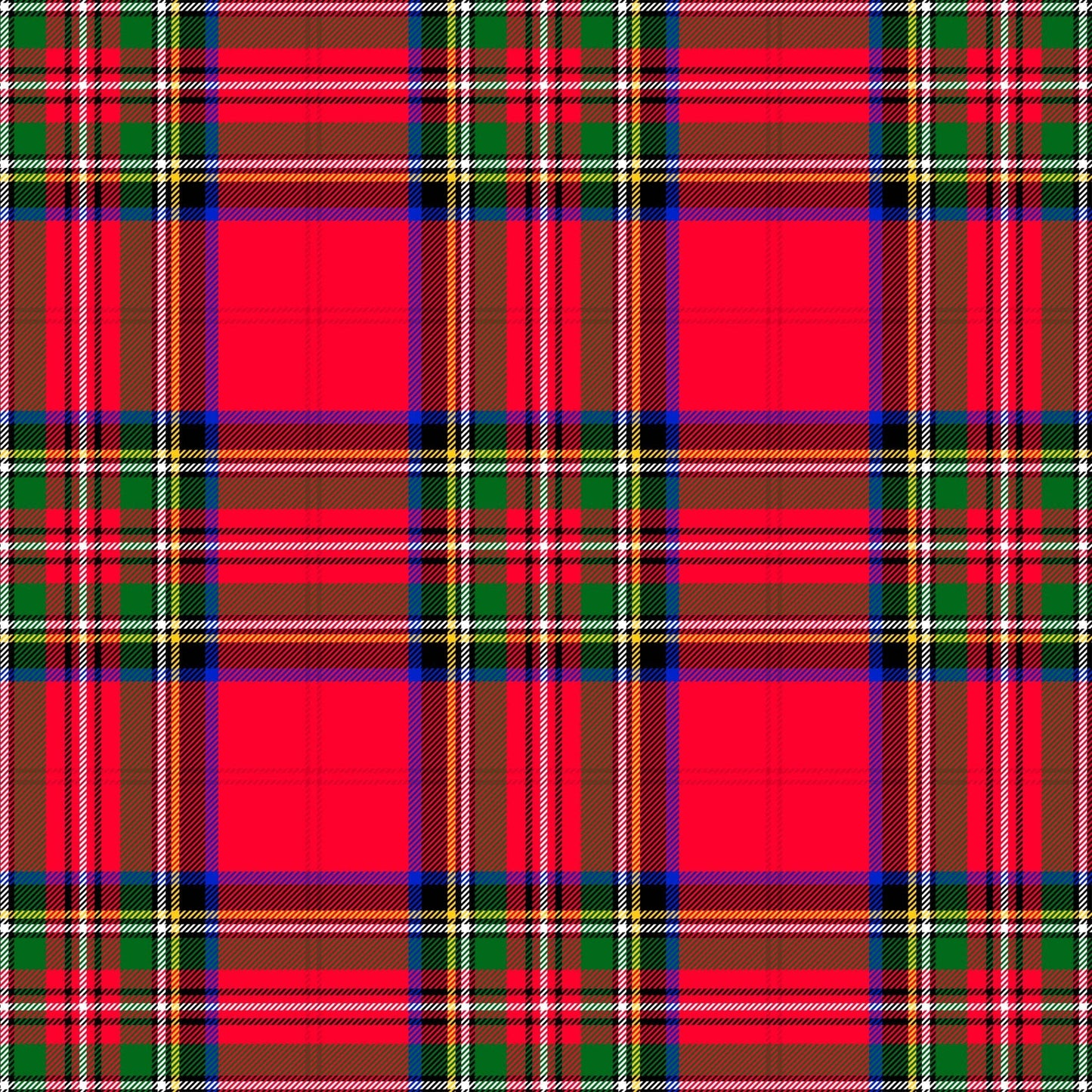 Beau Bottles Red and Green Christmas Tartan - Prosecco Collection