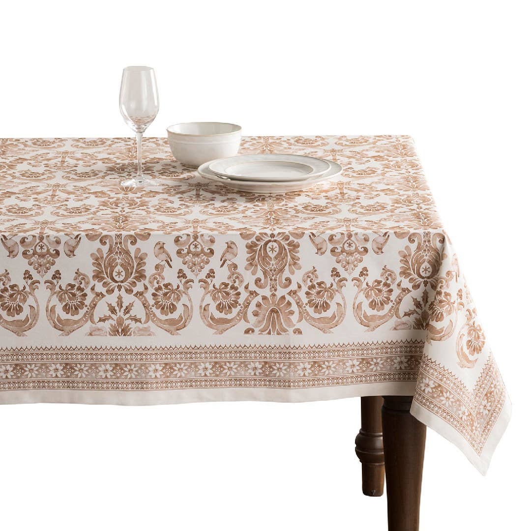 Tablecloths 100% Cotton - 3 Shapes - Allure Fall: 120" x 60"