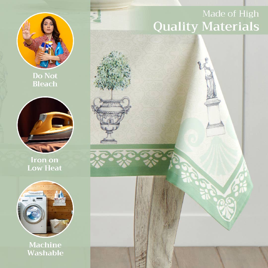 Tablecloths 100% Cotton - 3 Shapes - Jardin Du Roy: 54" x 54"