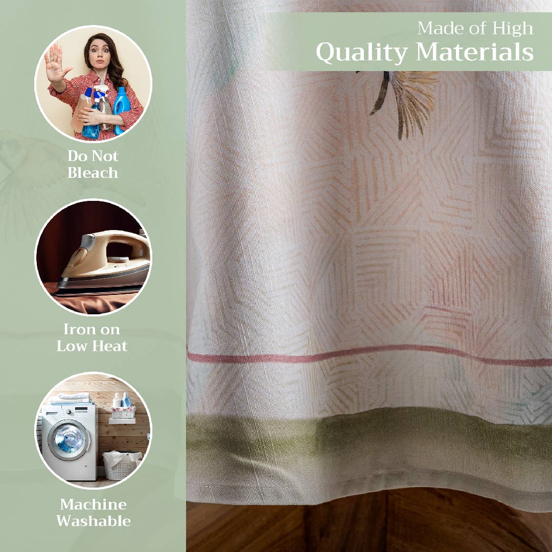 Tablecloths 100% Cotton - 3 Shapes - Flying Birds: 60" x 60"