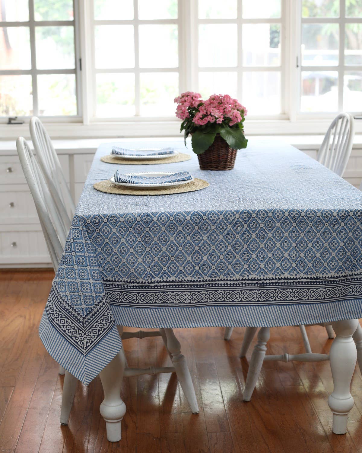 Tablecloth Seville Blue: 60x60