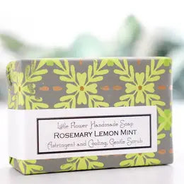 The Little Flower Soap Co. Rosemary, Lemon Mint soap