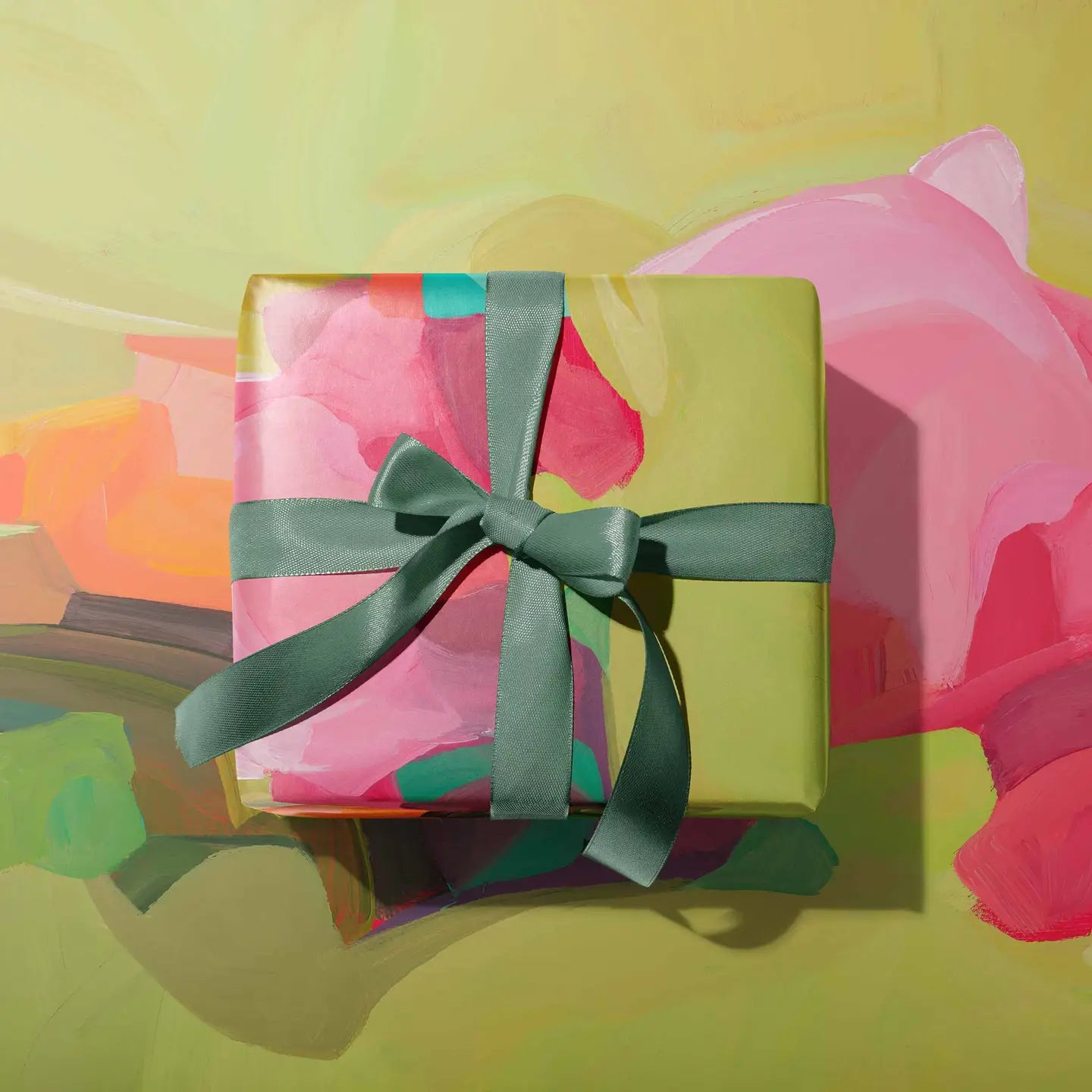 Yellow/Green Gift Wrap